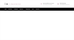 Desktop Screenshot of infinance.com.mx